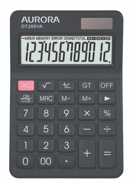 Aurora Desktop Calculator DT268VA
