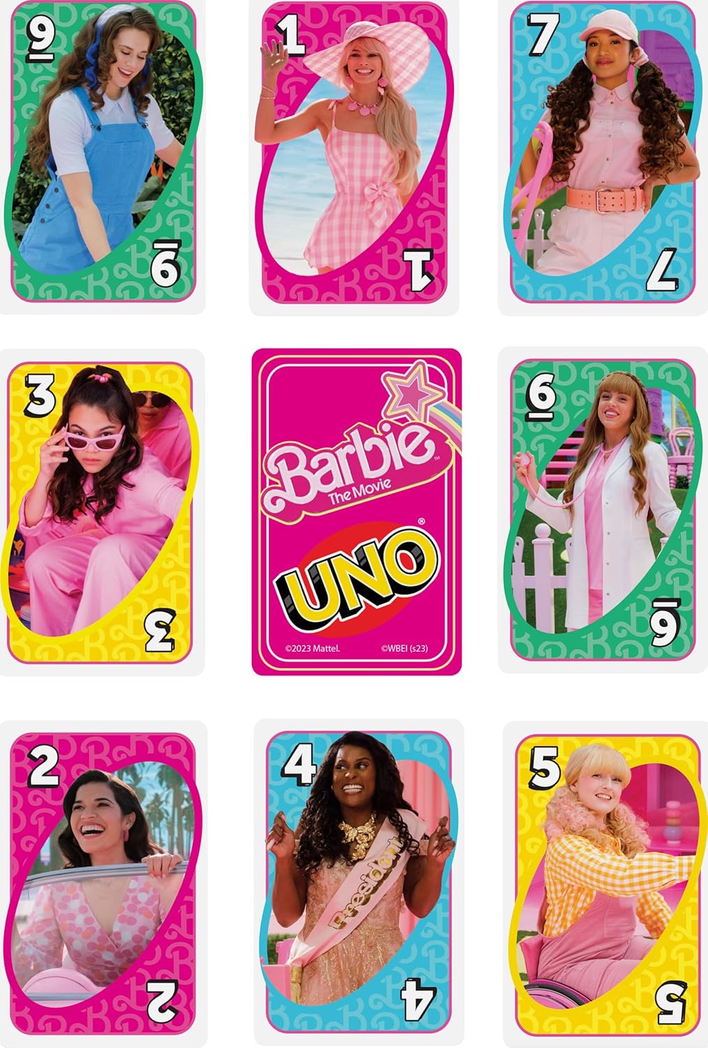 MATTEL UNO BARBIE THE MOVIE CARD GAME