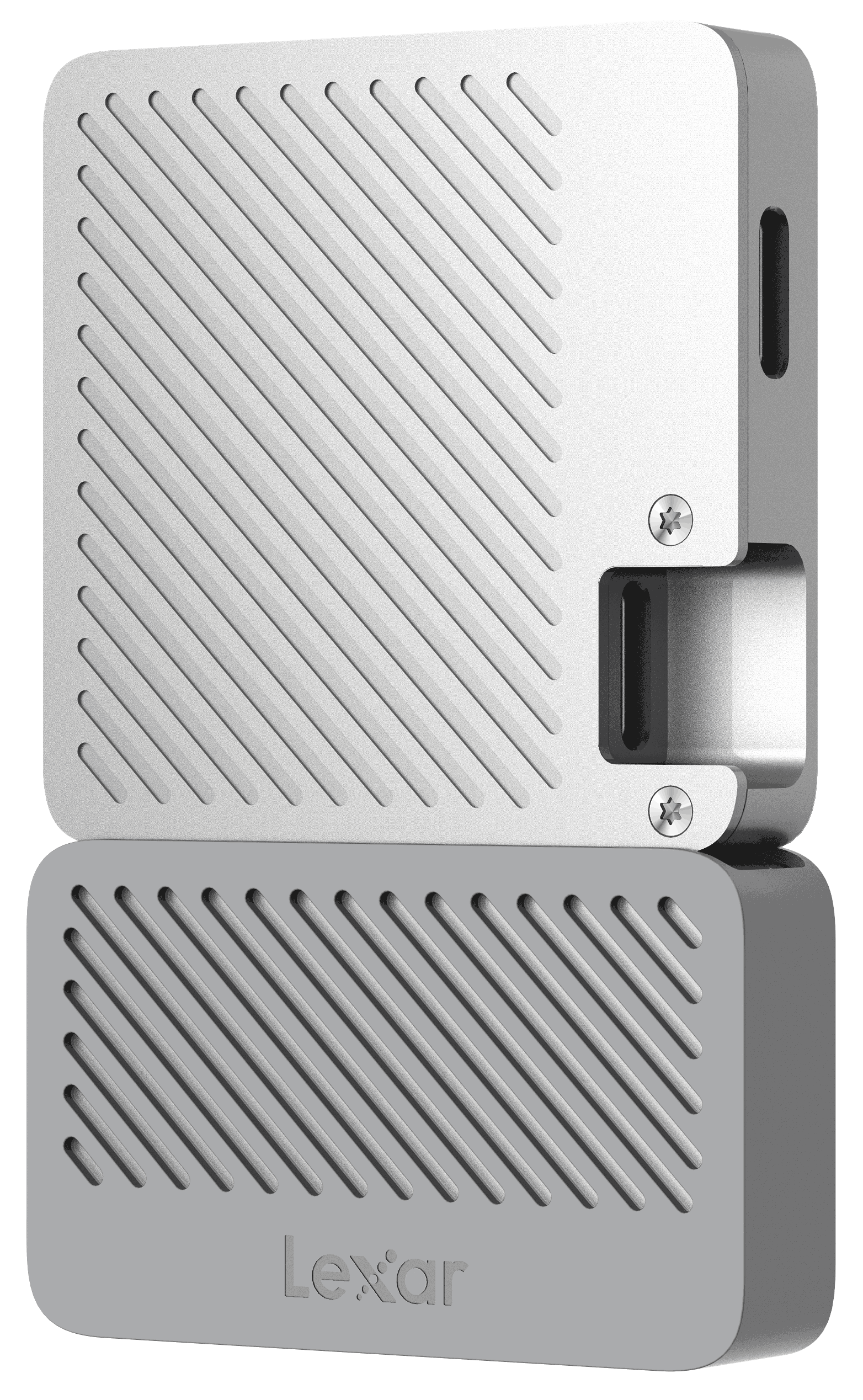 Lexar SL400 Professional Go 1TB Portable SSD with Hub Silver
