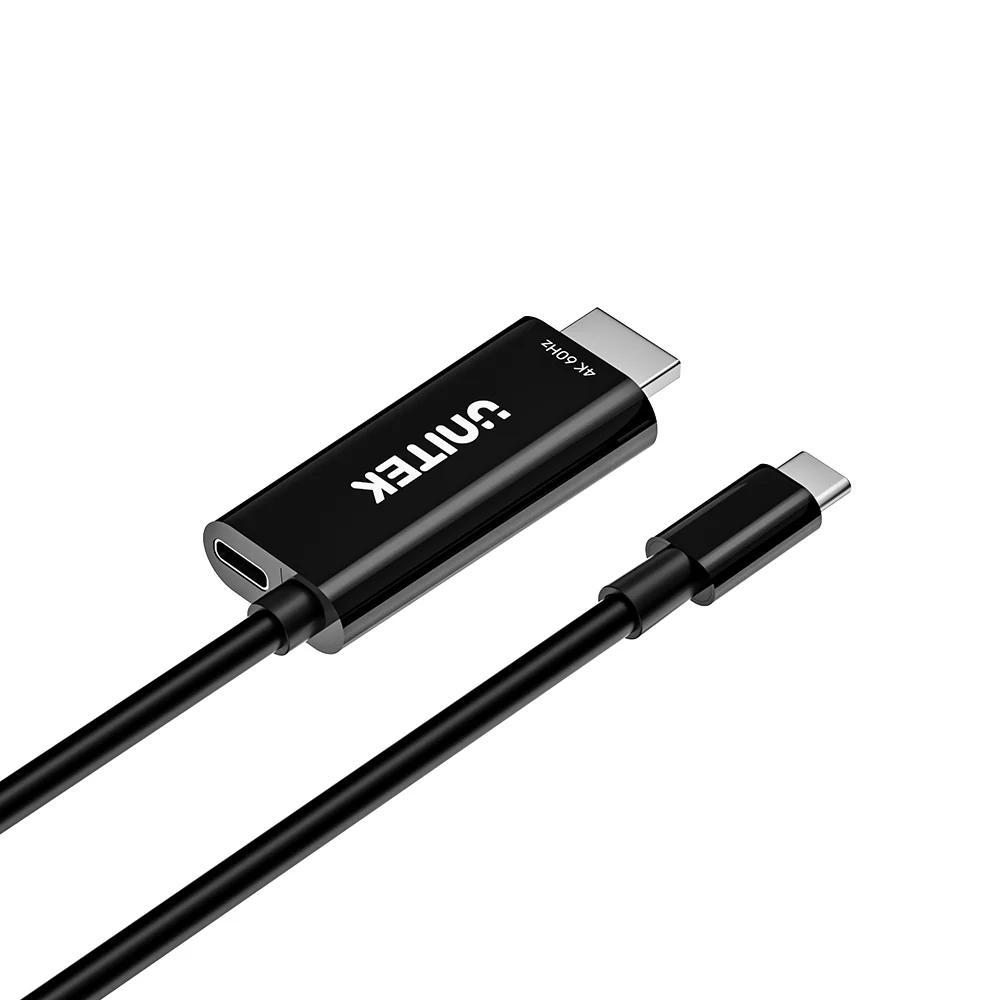 Unitek V1439ABK01 USB-C to HDMI 4K@60Hz Cable with PD 100W