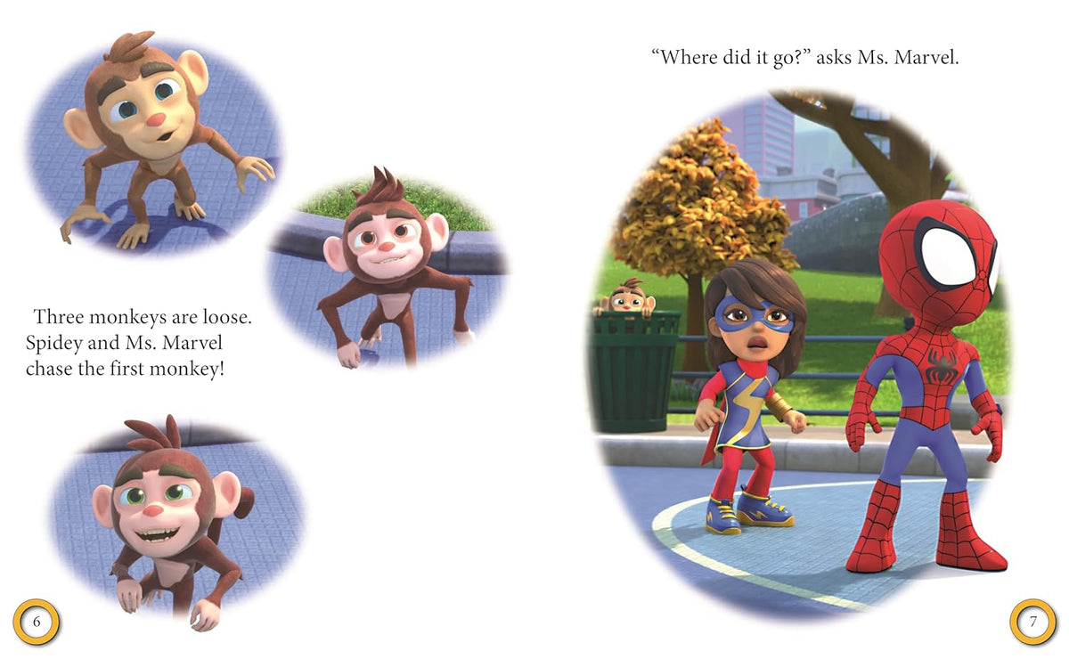Marvel Spidey and his Amazing Friends: Monkeying Around! (Hardcover)