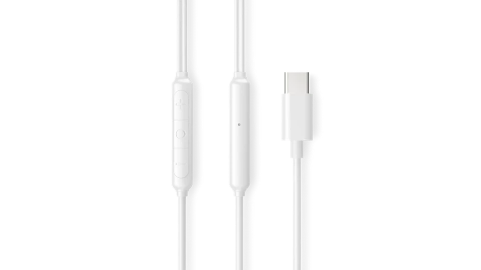 Philips Earbuds Headphones With Mic TAE2000WT/97