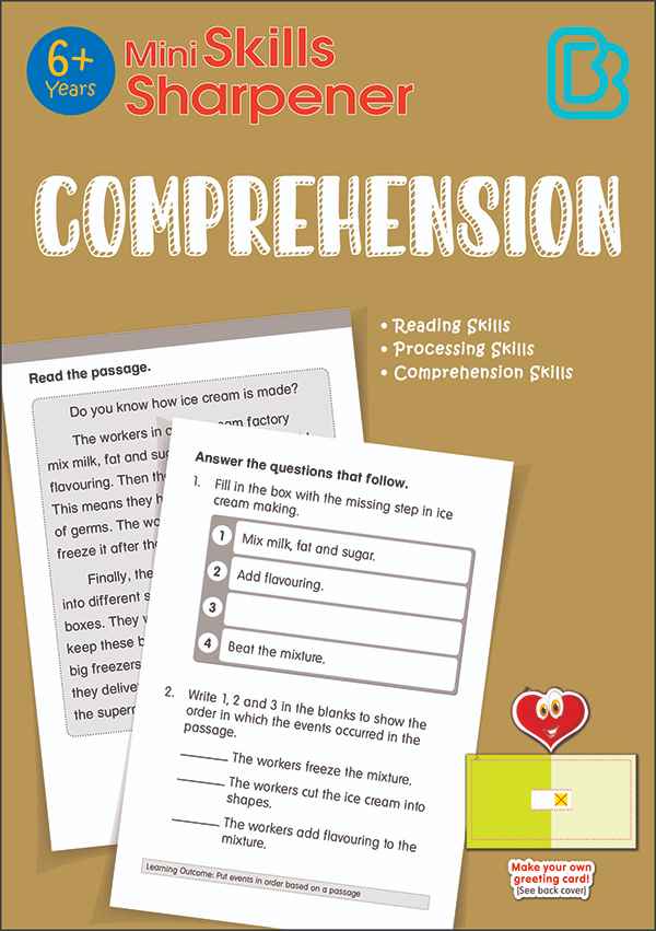 K2 - Mini Skills Sharpener COMPREHENSION (6+ Years)