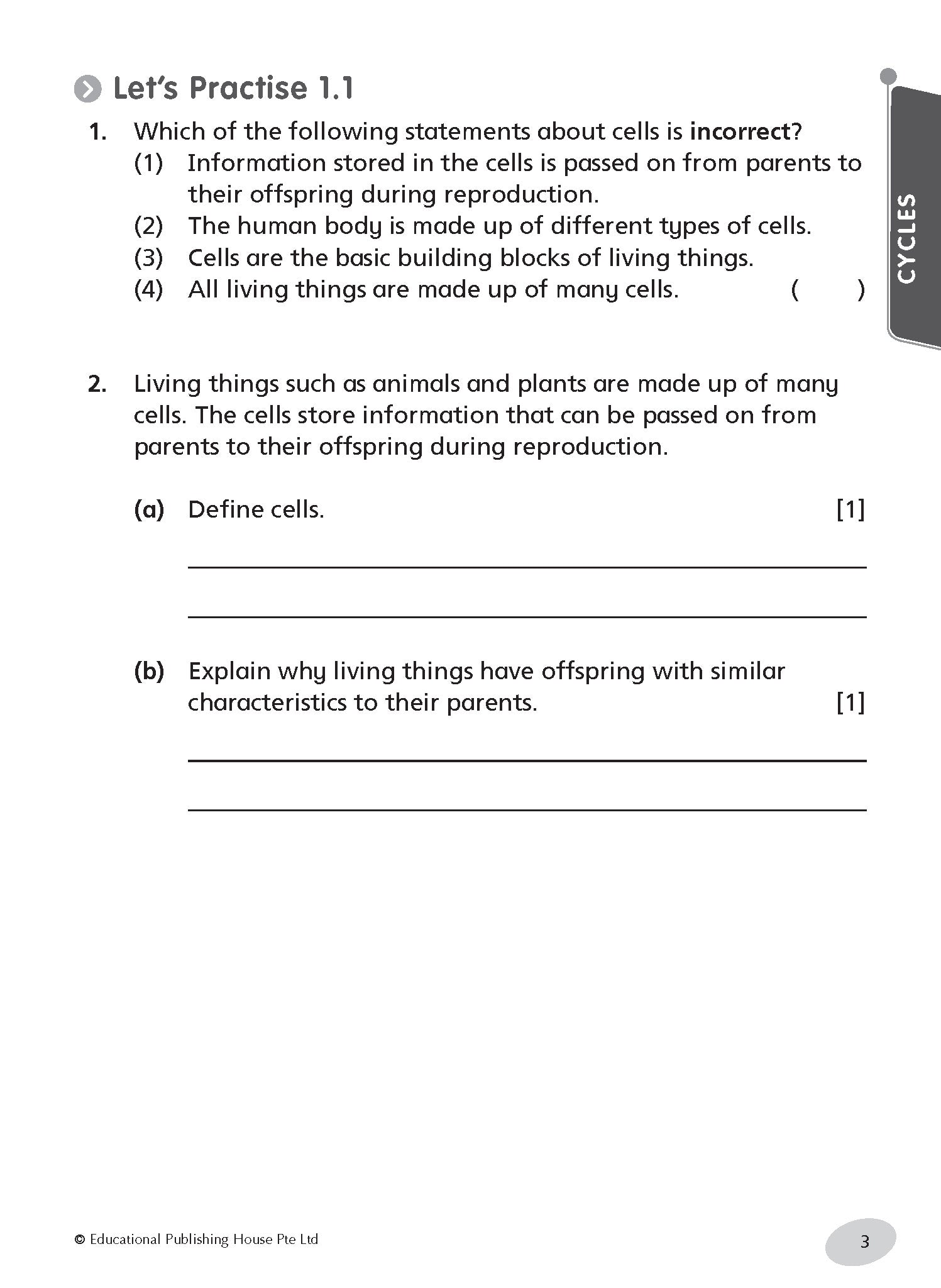 Primary 5 Science Notes & Practice