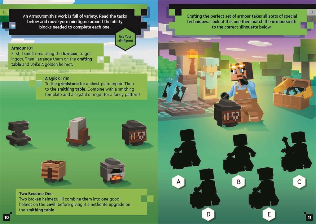 LEGO® Minecraft®: Armoursmith Adventure Activity Book