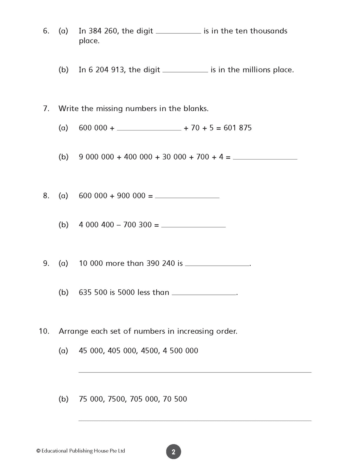 P5 Maths Weekly Revision 