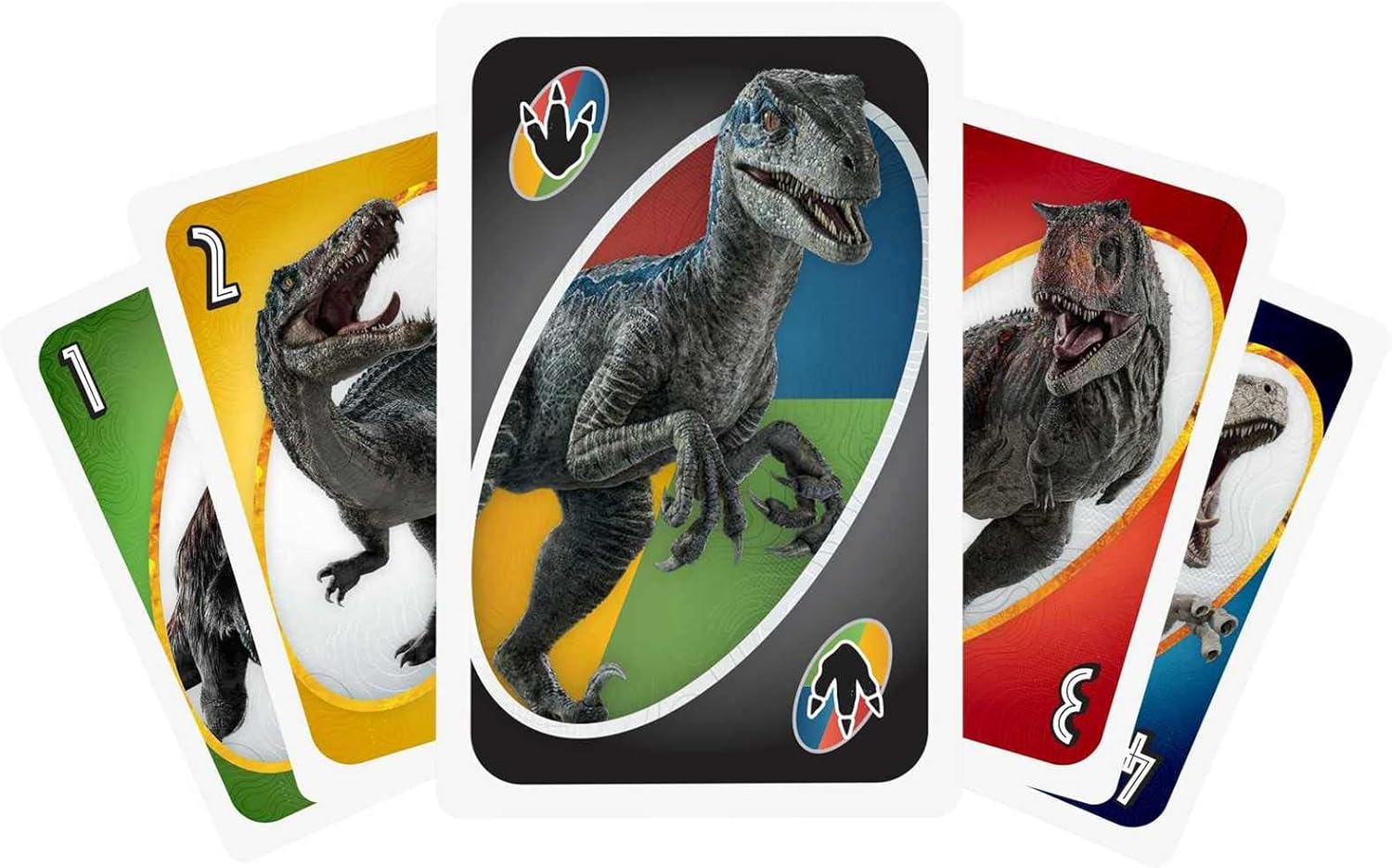 MATTEL UNO JURASSIC WORLD DOMINION CARD GAME