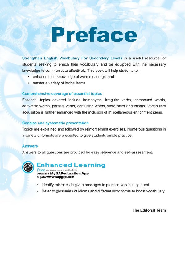 Secondary Levels Strengthen English VOCABULAR - 5th Edition