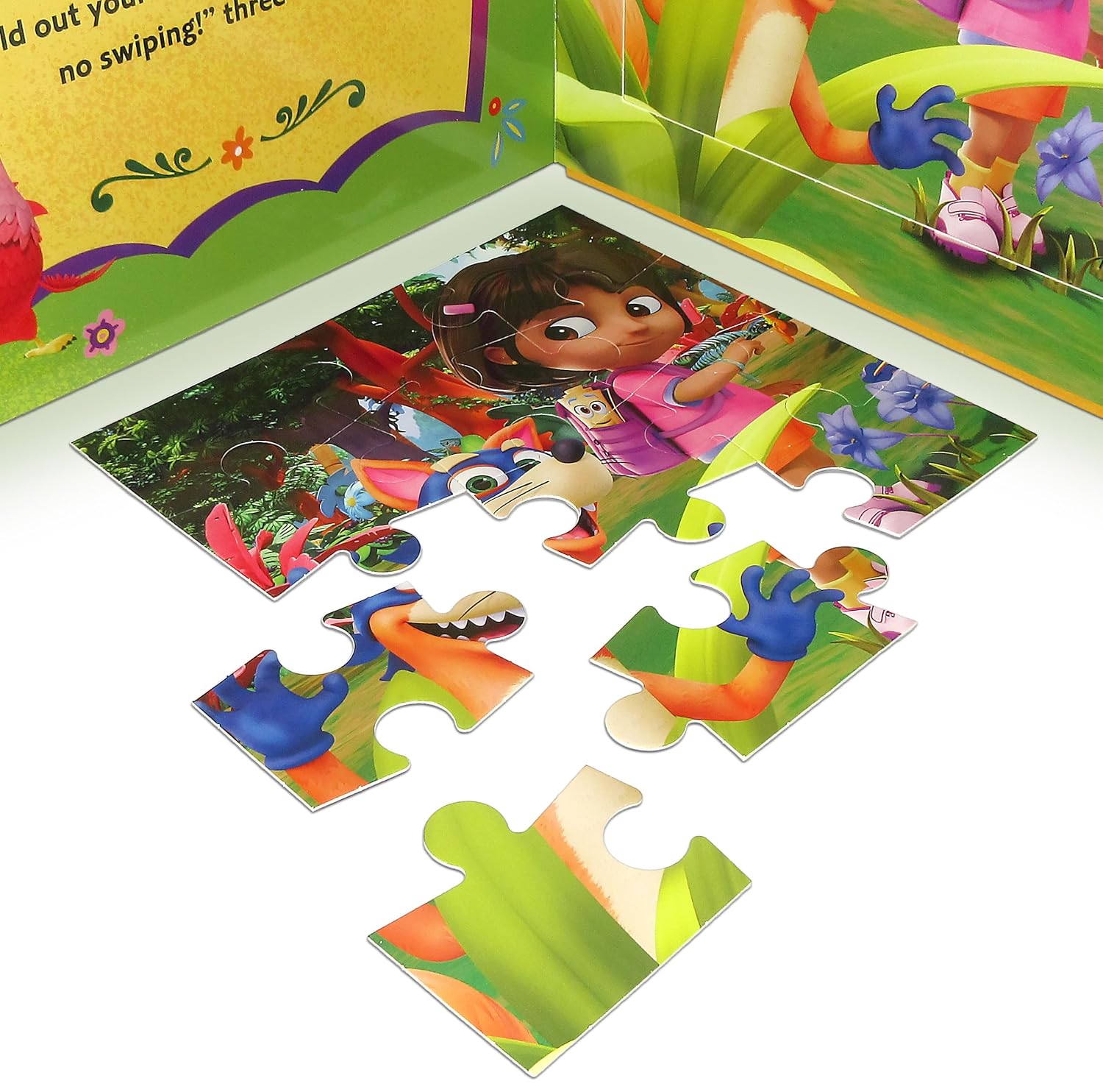 Nickelodeon Dora My First Puzzle Book (10-Page Board Book, 5 Puzzles) Novelty Book – Picture Book
