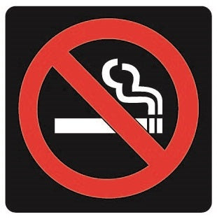COSMO NO SMOKING SIGN SA13-600B (100mm X 100mm)
