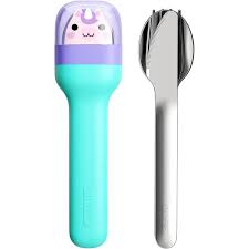 Zoku Kids Pocket Utensil Set - Unicorn
