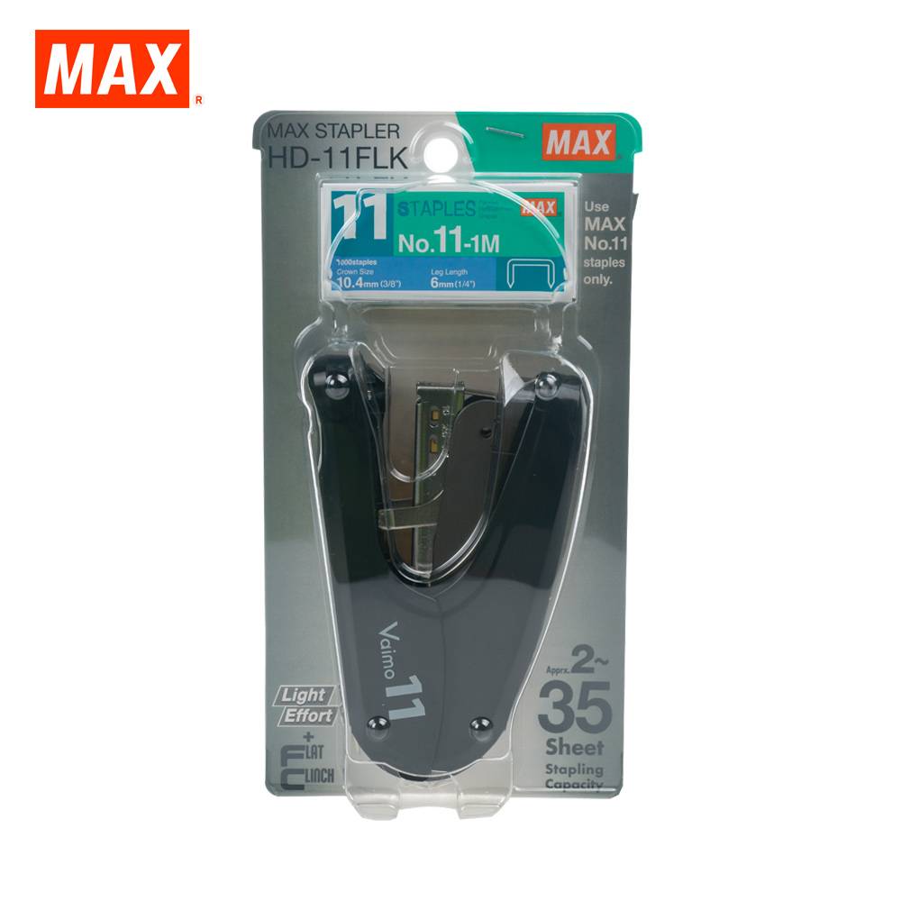 MAX STAPLER HD -11FLK VAIMO 11 FLAT CLINCH