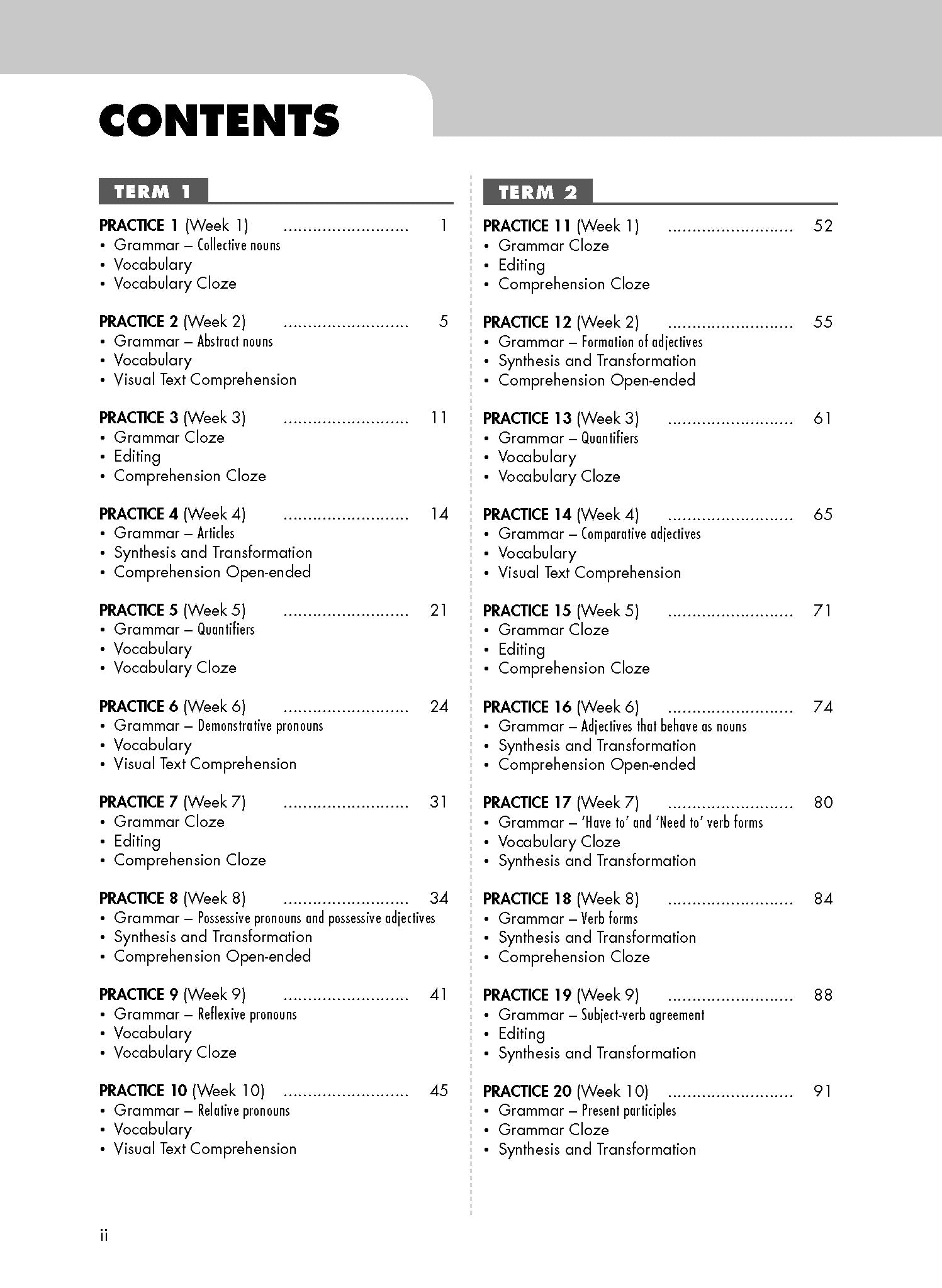 Primary 5 English Weekly Revision 5th Edition