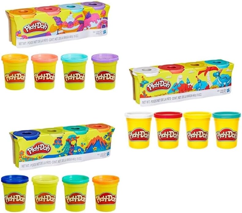 HASBRO PLAYDOH 4 PACK ASSORTED