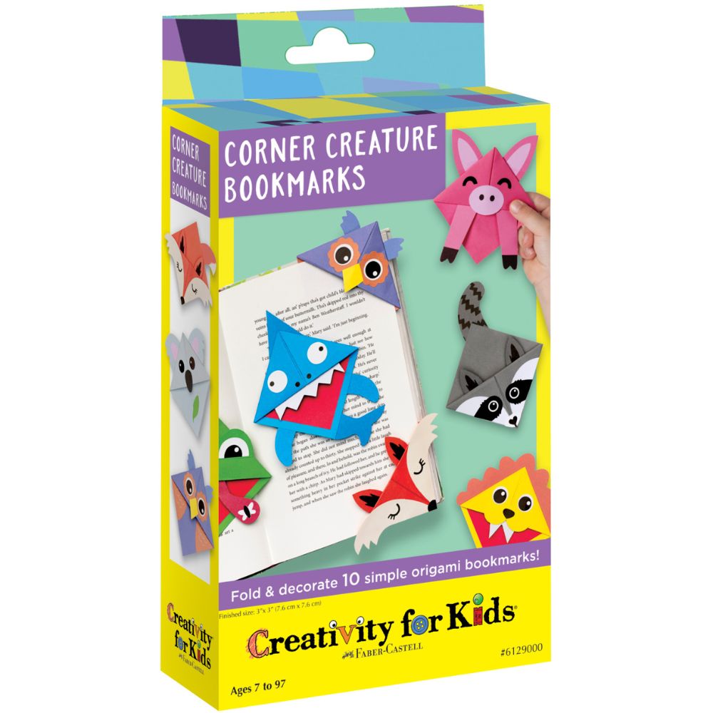 Faber-Castell Creativity For Kids, Corner Creature Bookmarks-6129