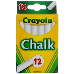 Crayola Chalk White 12's 510320