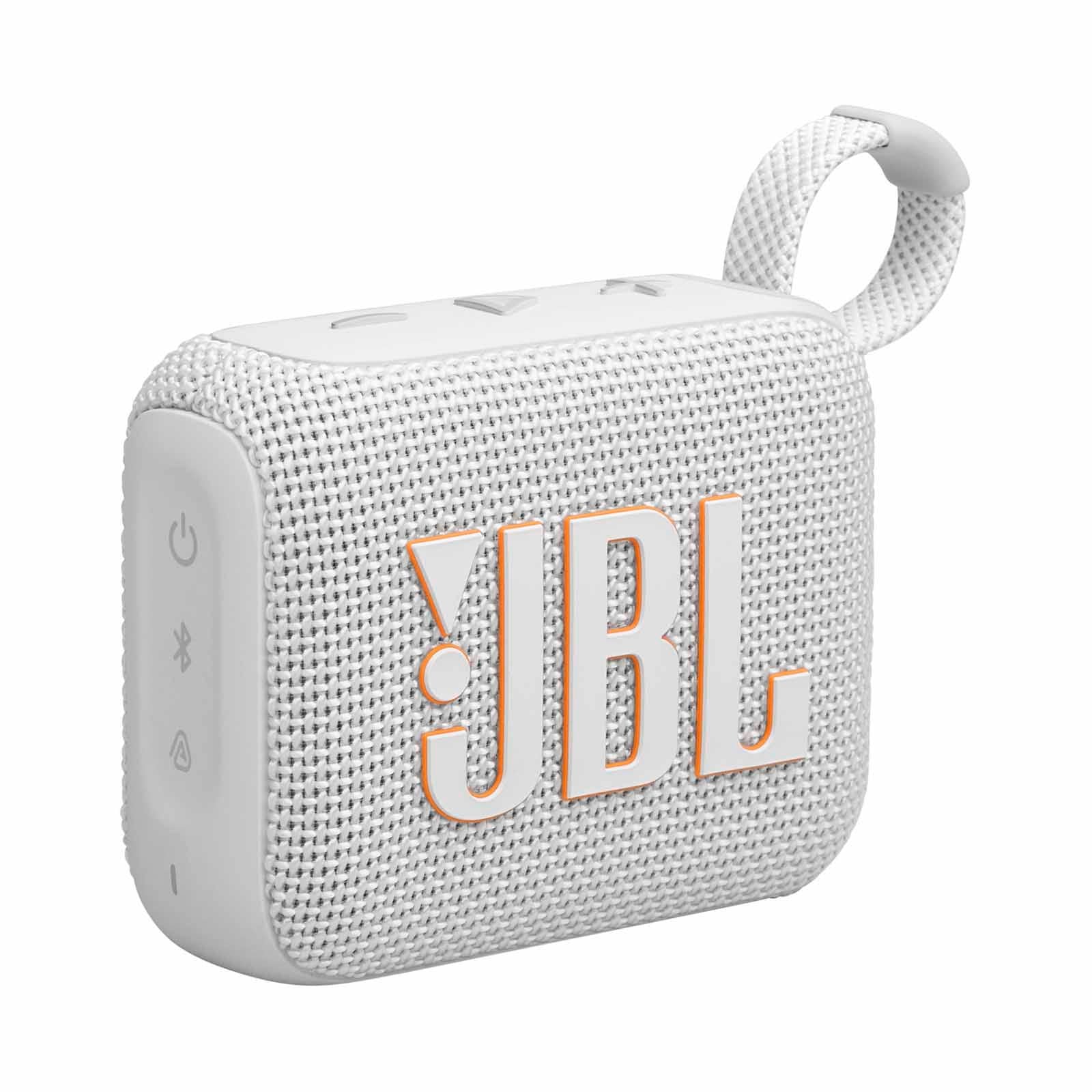 JBL Go 4 Bluetooth Speaker - White