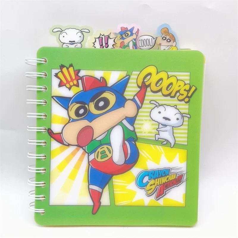 Crayon Shinchan A5 Spiral Index Notebook