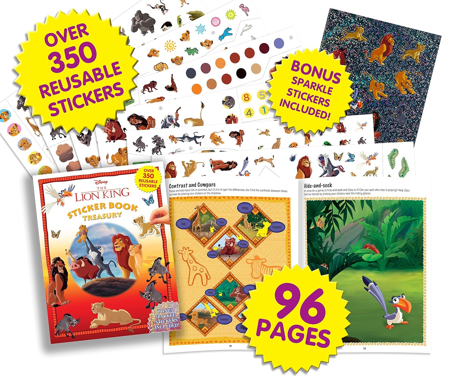 Disney Lion King Sticker Book Treasury