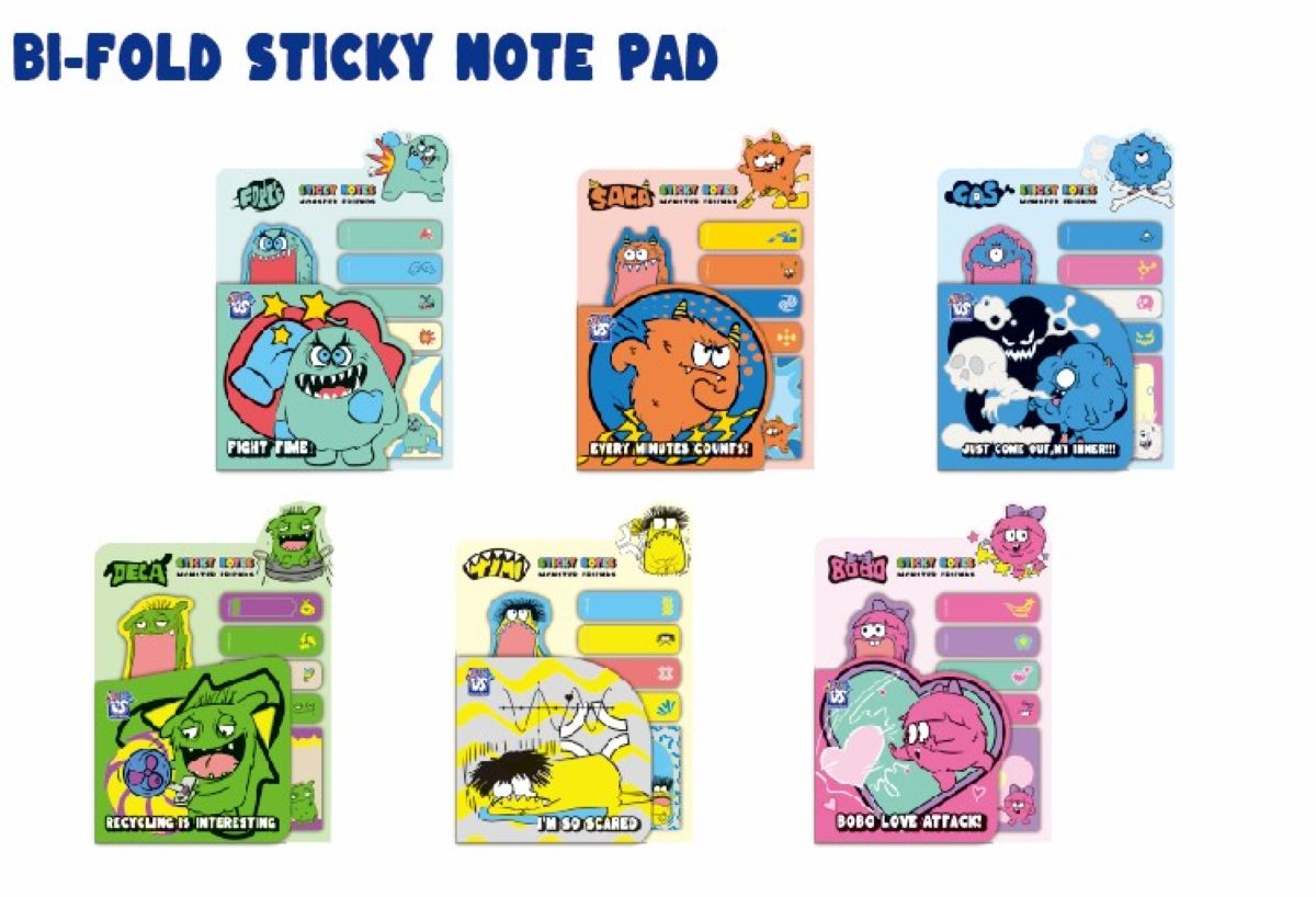 Strange Us 2-Fold Sticky Note