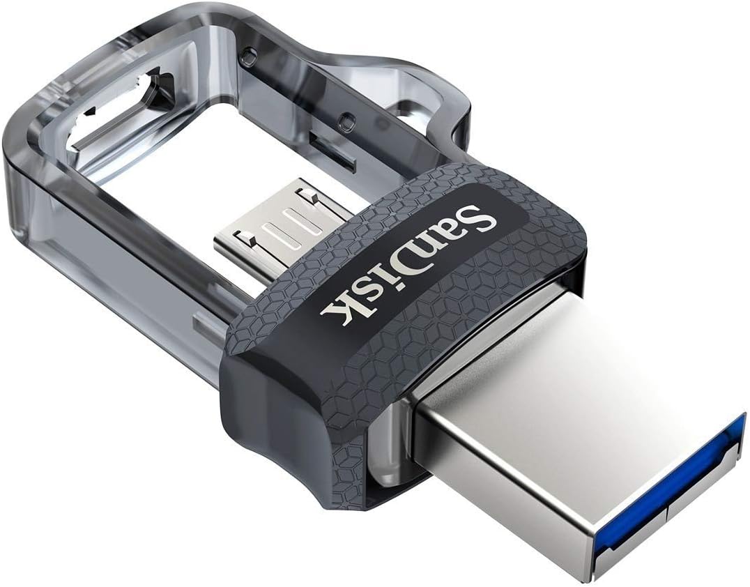 SanDisk SDDD3-128G-G46 Ultra Dual Drive m3.0 128GB USB 3.0 OTG Flash Drive Black