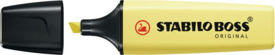 STABILO BOSS ORIGINAL PASTEL HIGHLIGHTER MILKY YELLOW