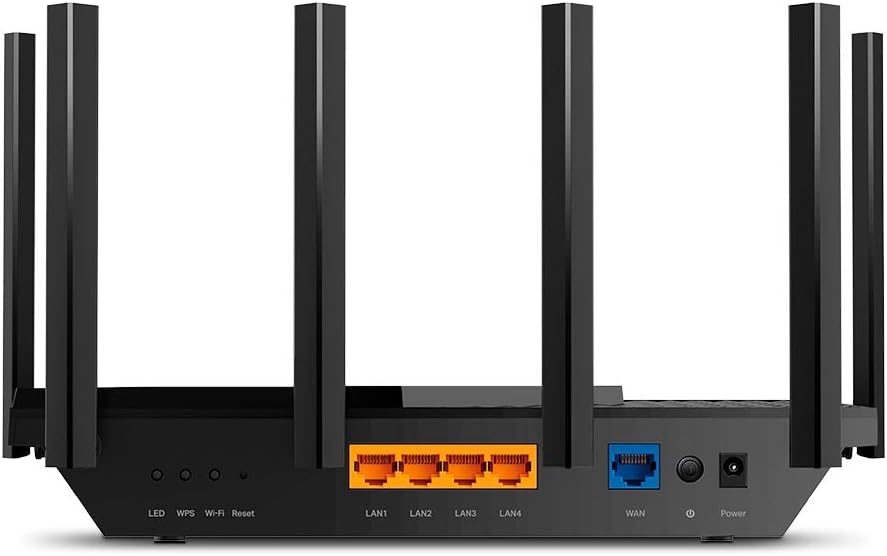 TP-Link AX72 AX5400 Dual-Band Gigabit Wi-Fi 6 Router,Black,Archer AX72