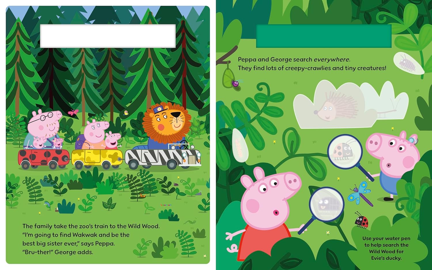 Peppa Pig: Peppa’s Zoo Day: A Magic Painting Book (Board Book)