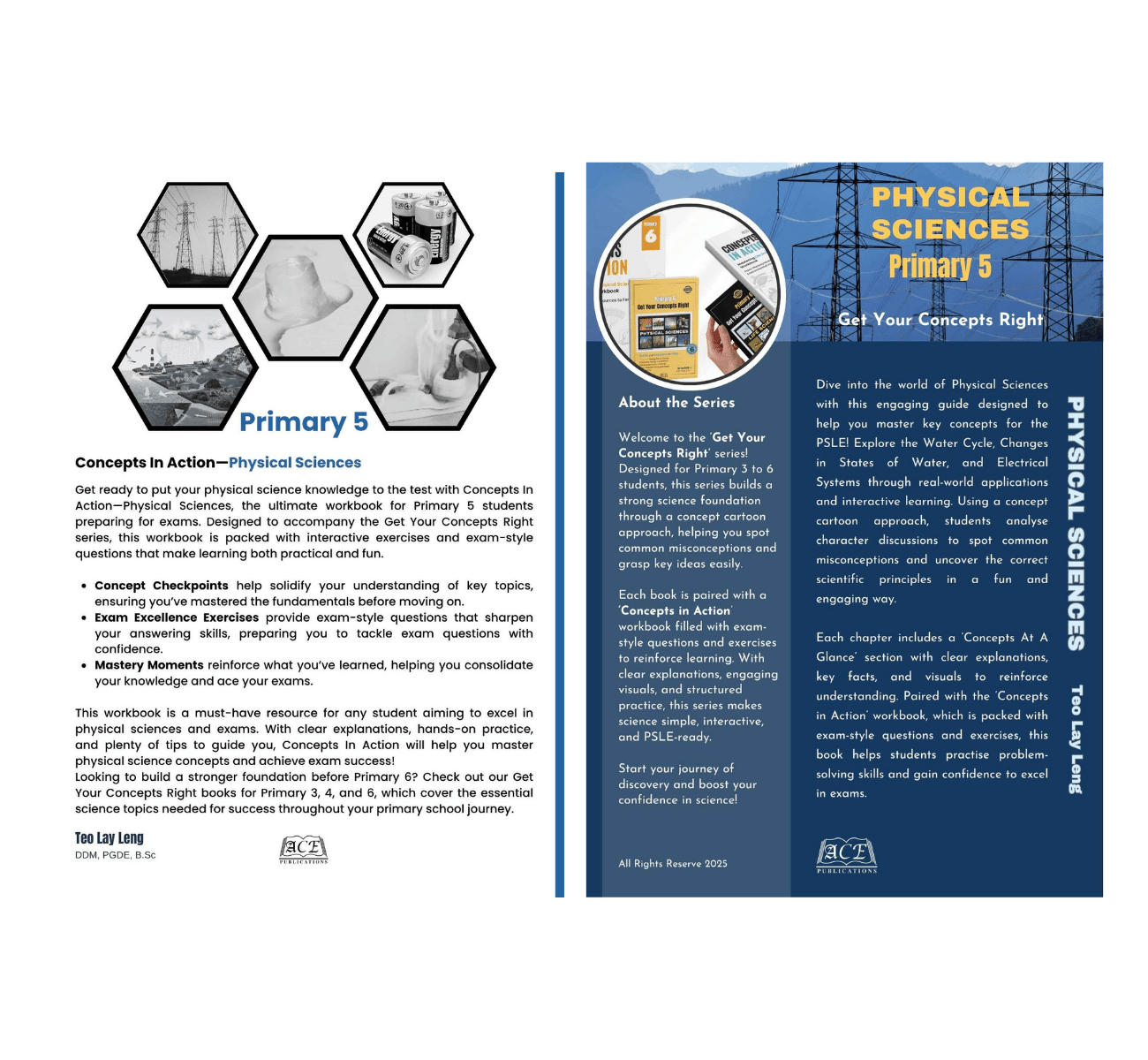 Primary 5 Science Bundle – Physical Sciences (Get Your Concepts Right + Concepts In Action)