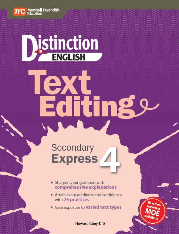Secondary 4 Express Distinction In English-Text Editing