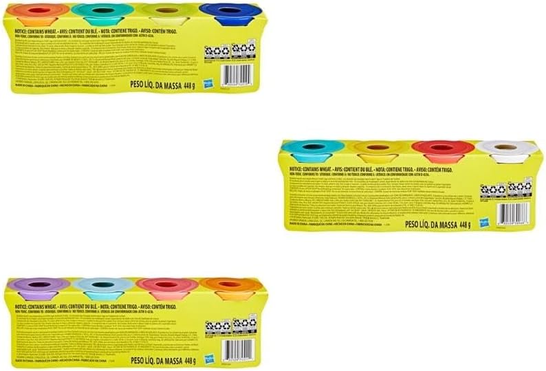 HASBRO PLAYDOH 4 PACK ASSORTED