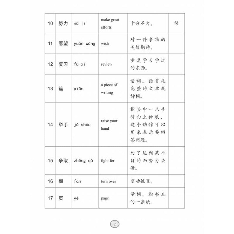 Chinese Language Usage Primary 3 华文语文应用小学三年级