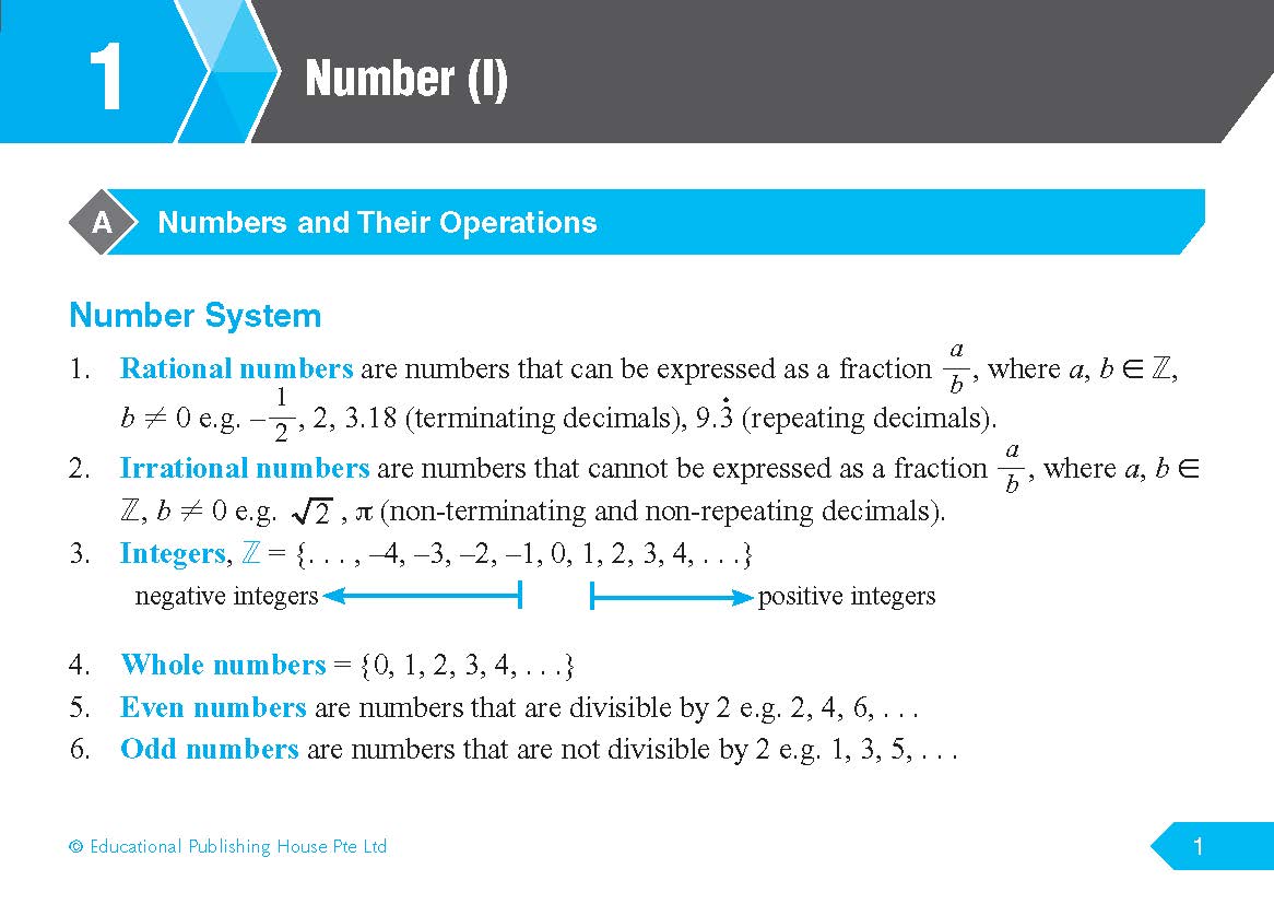 S3/4 G3 Maths Quick Revision Handbook