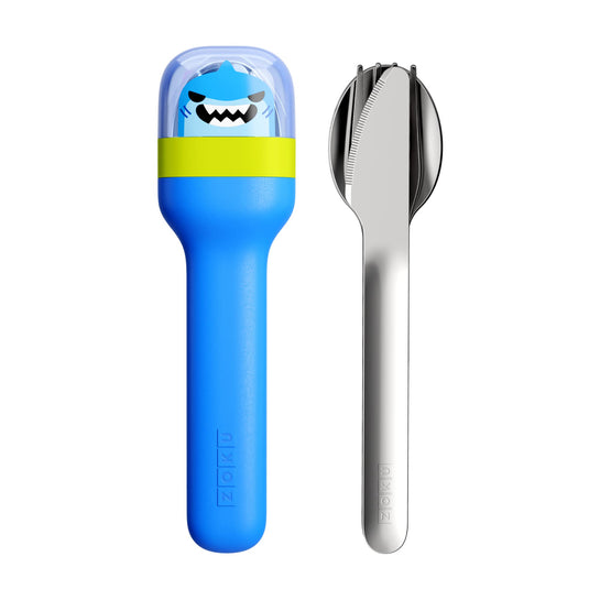 Zoku Kids Pocket Utensil Set - Shark