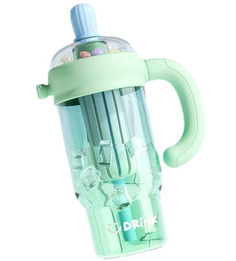 900Ml Water Bottle With Handle - Assorted Colour