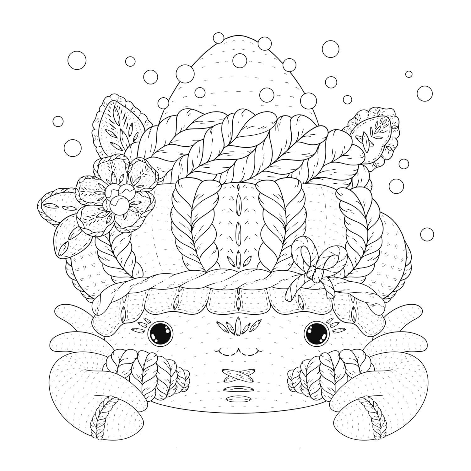 The Cutest Of Cute Amigurumi: Sea Friends (Coloring Book)