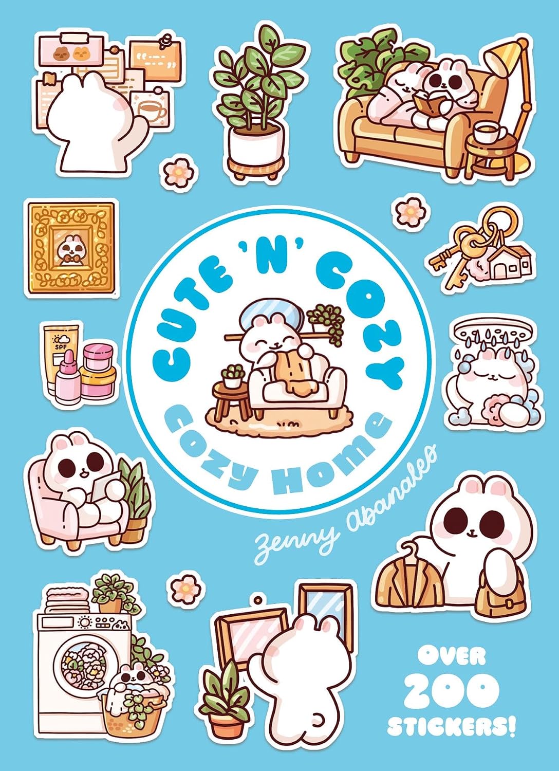 Cozy Home: A Cute 'n' Cozy Little Sticker Book Over 200 stickers! (Paperback)