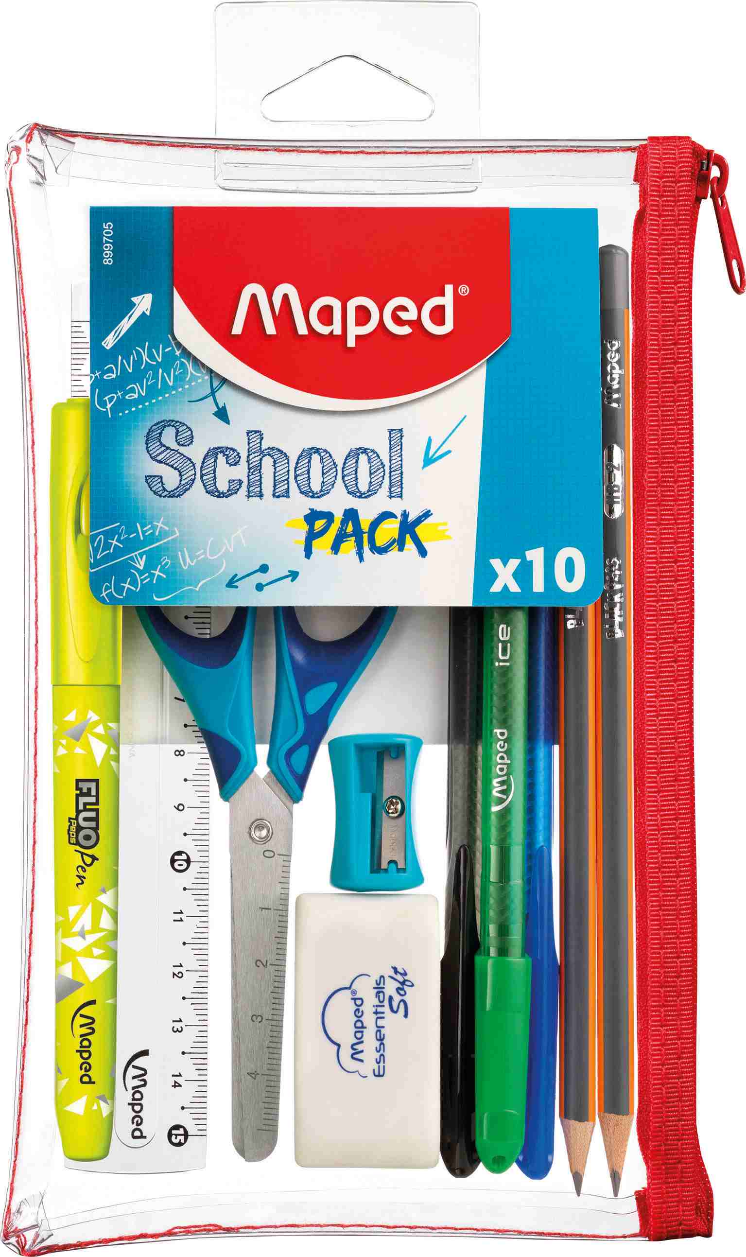 Maped Kits Multi Product 10Pcs School Pk