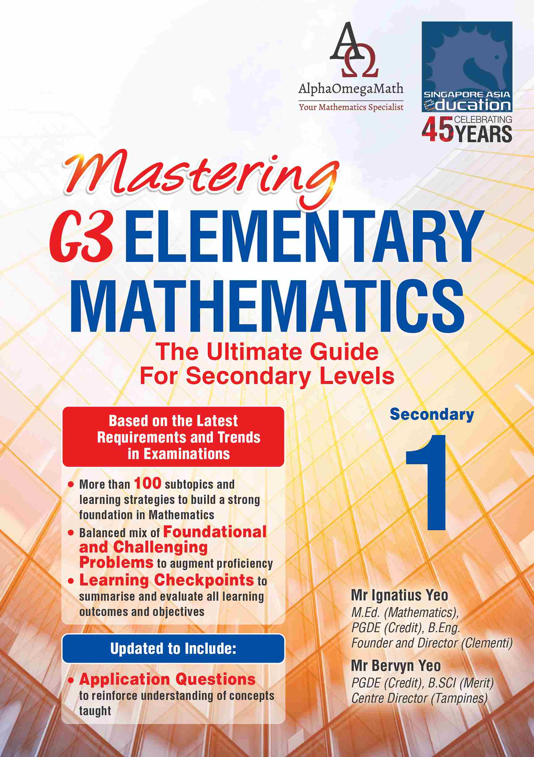 Mastering G3 ELEMENTARY MATHEMATICS Secondary 1