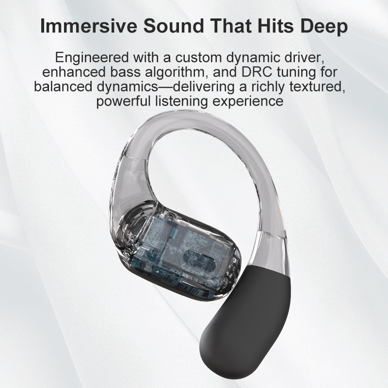 Alpha & Delta Fit Go Open Ear Earphones Cream