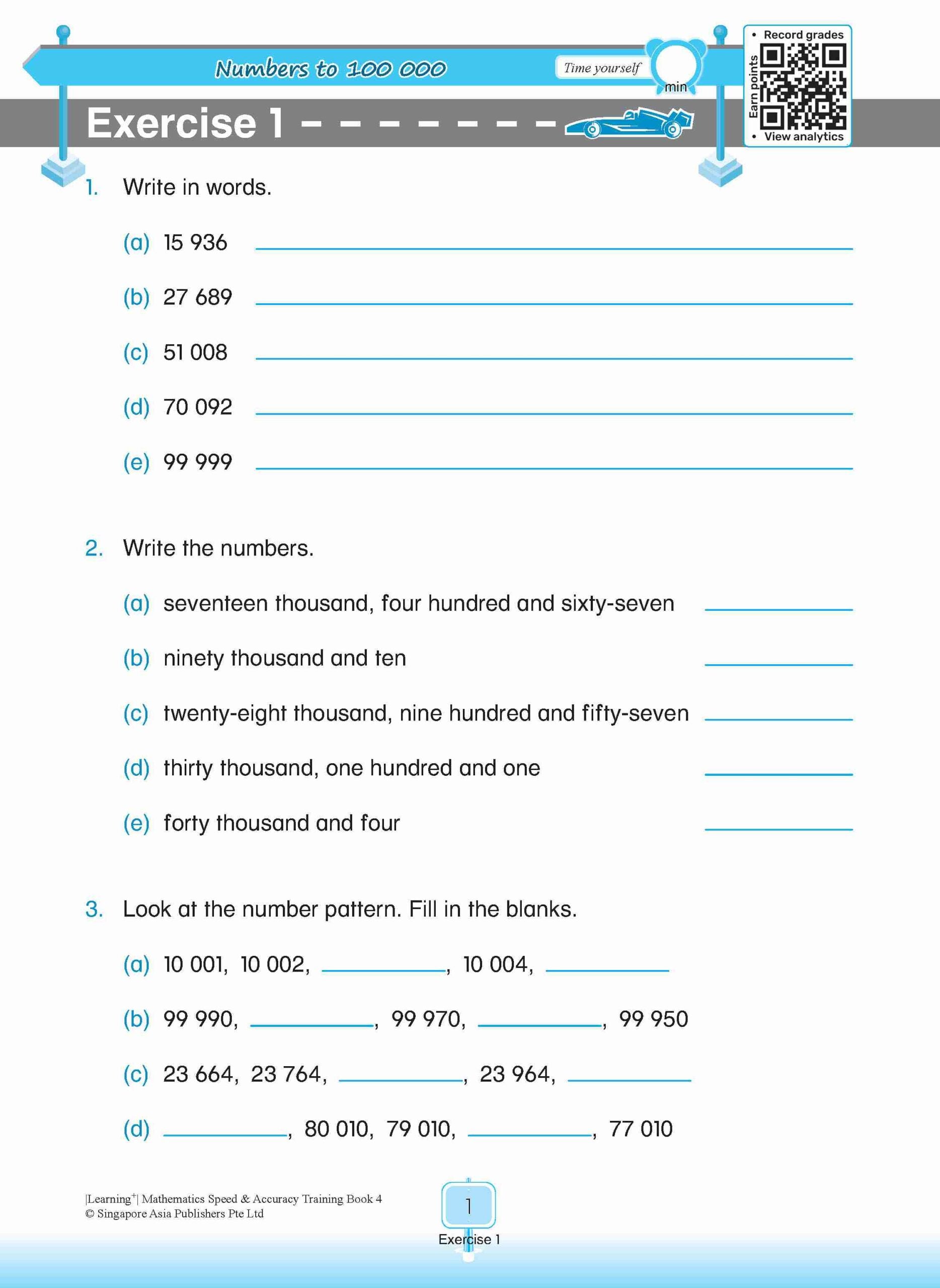Primary 4 LEARNING+ Mathematics Speed & Accuracy Training Book 4-2nd Edition