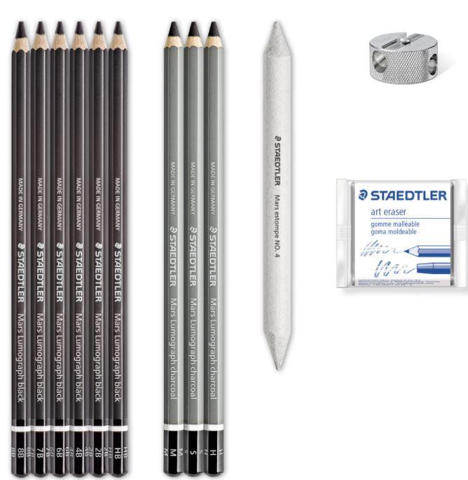 STAEDTLER MIXED CHARCOAL SET 100 PEFC