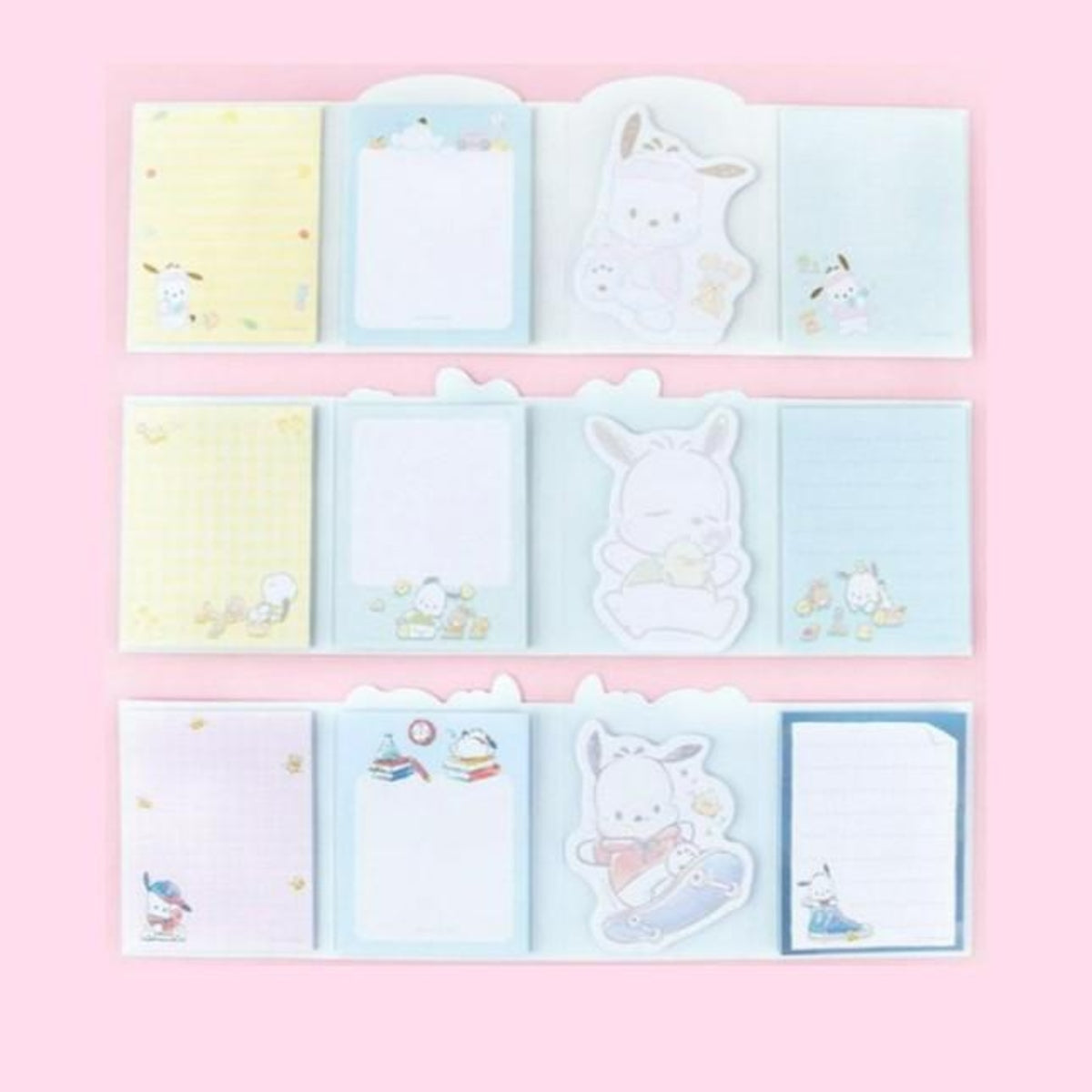 Sanrio Pochacco 3-Fold Sticky Memo