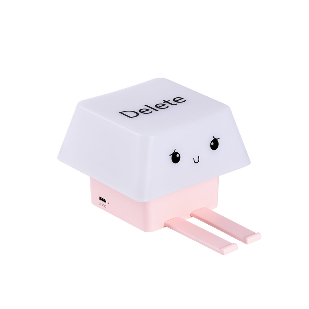 Delete Key-shaped USB Night Light - Pink