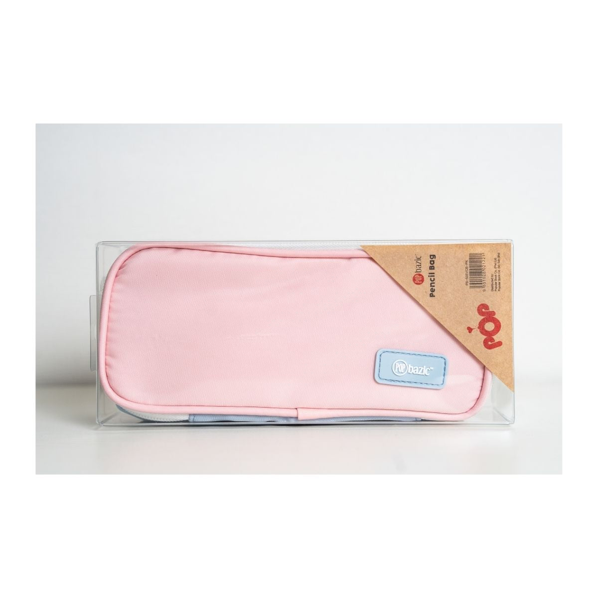 Pop Bazic Triple Zip Pencil Bag (Pink) - PB-505VCB- Pink