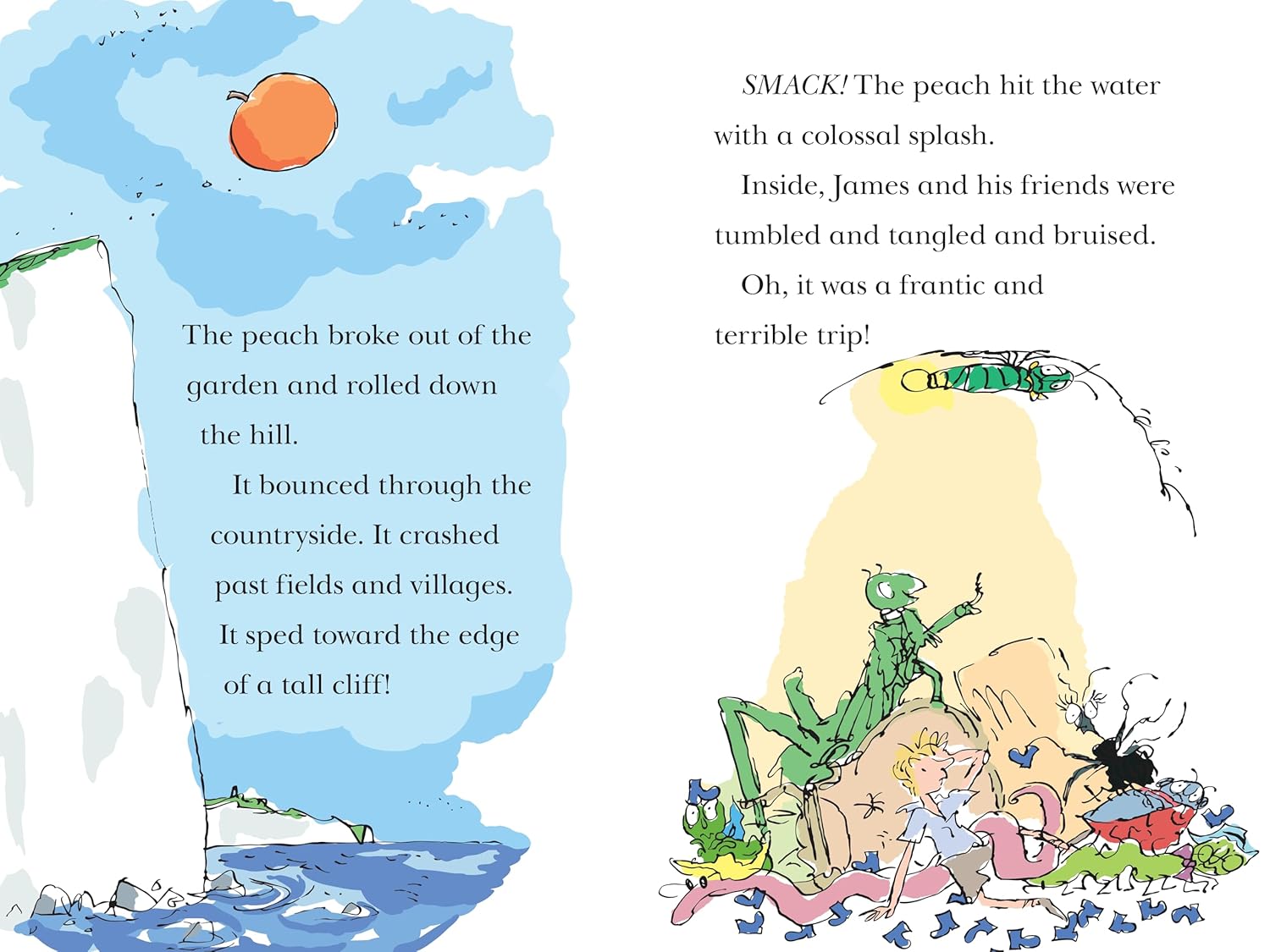 James and the Giant Peach: The Fantastic Flying Fruit (Penguin Young Readers, Level 3) Paperback 