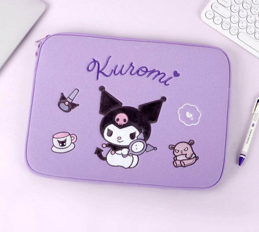 SANRIO KUROMI LAPTOP POUCH 13"