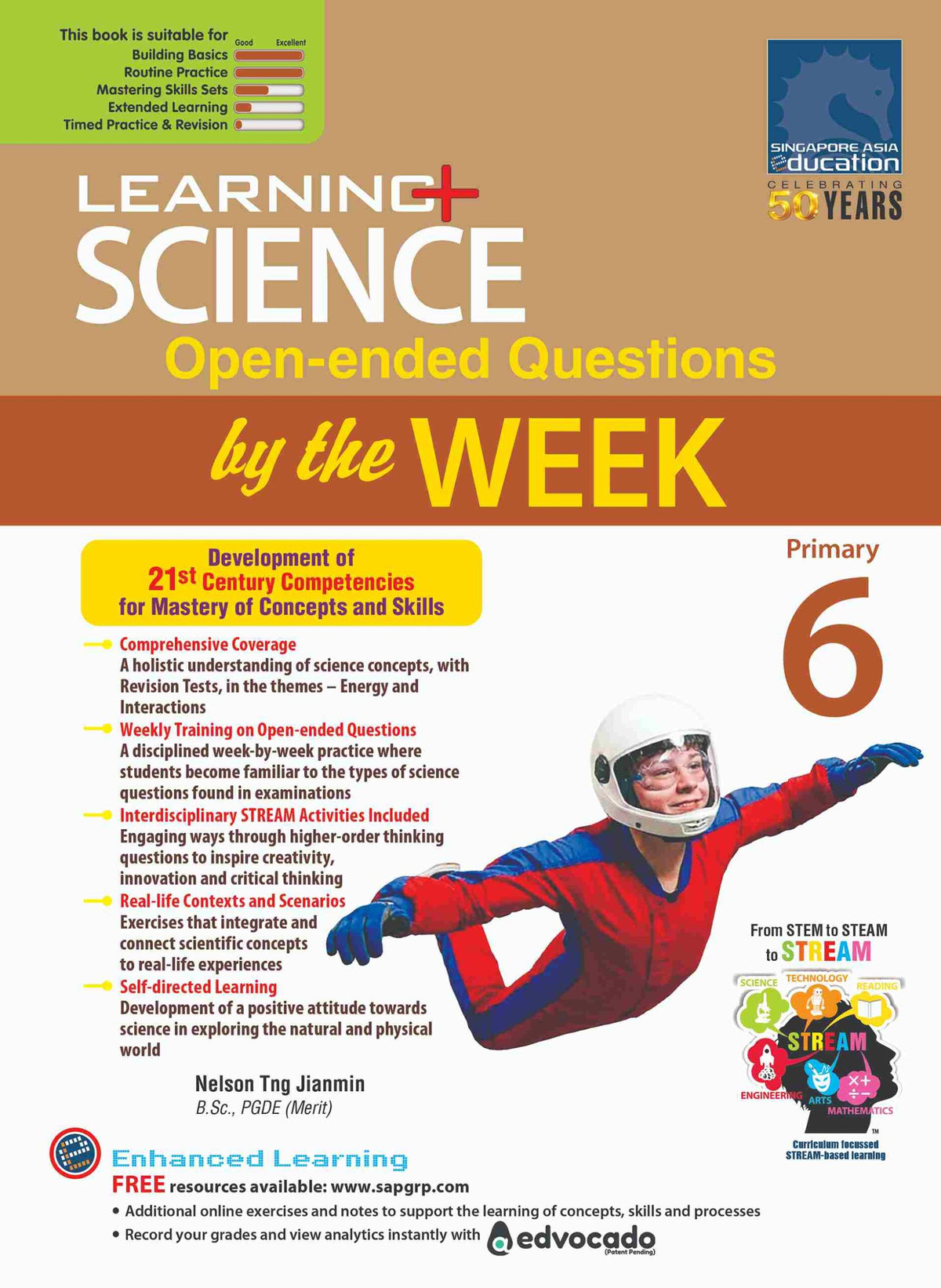LEARNING+ SCIENCE Open-ended Questions by the WEEK Workbook 6