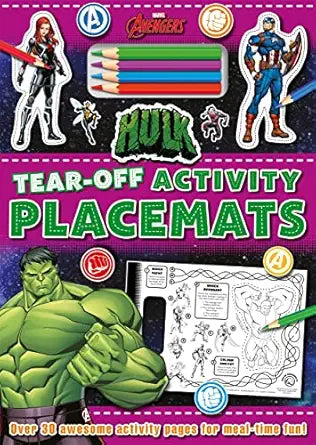 Marvel Hulk Tear Off Act Placemats