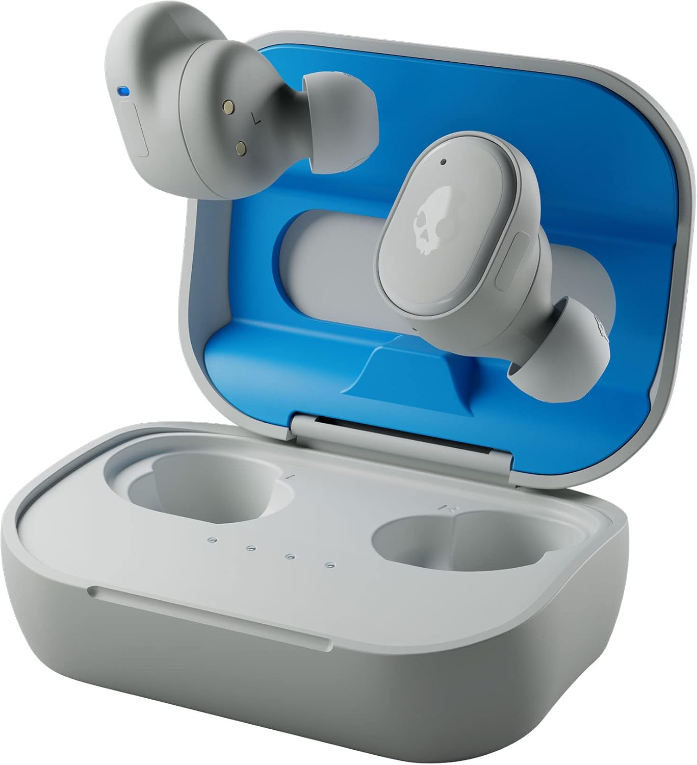 Skullcandy SK-S2GTW-P751 Grind True Wireless In-Ear Earbuds, Light Grey/Blue